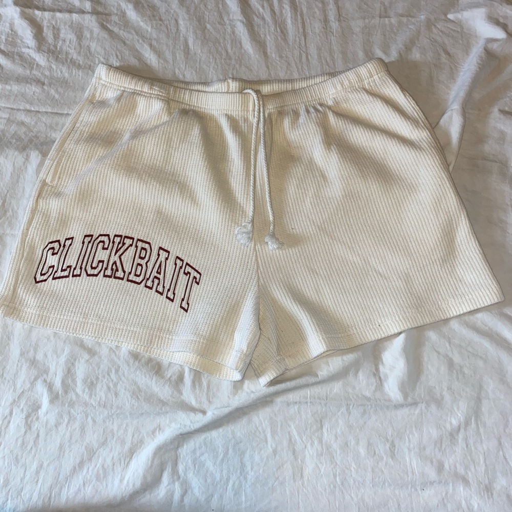 Clickbait Waffle Knit Shorts
